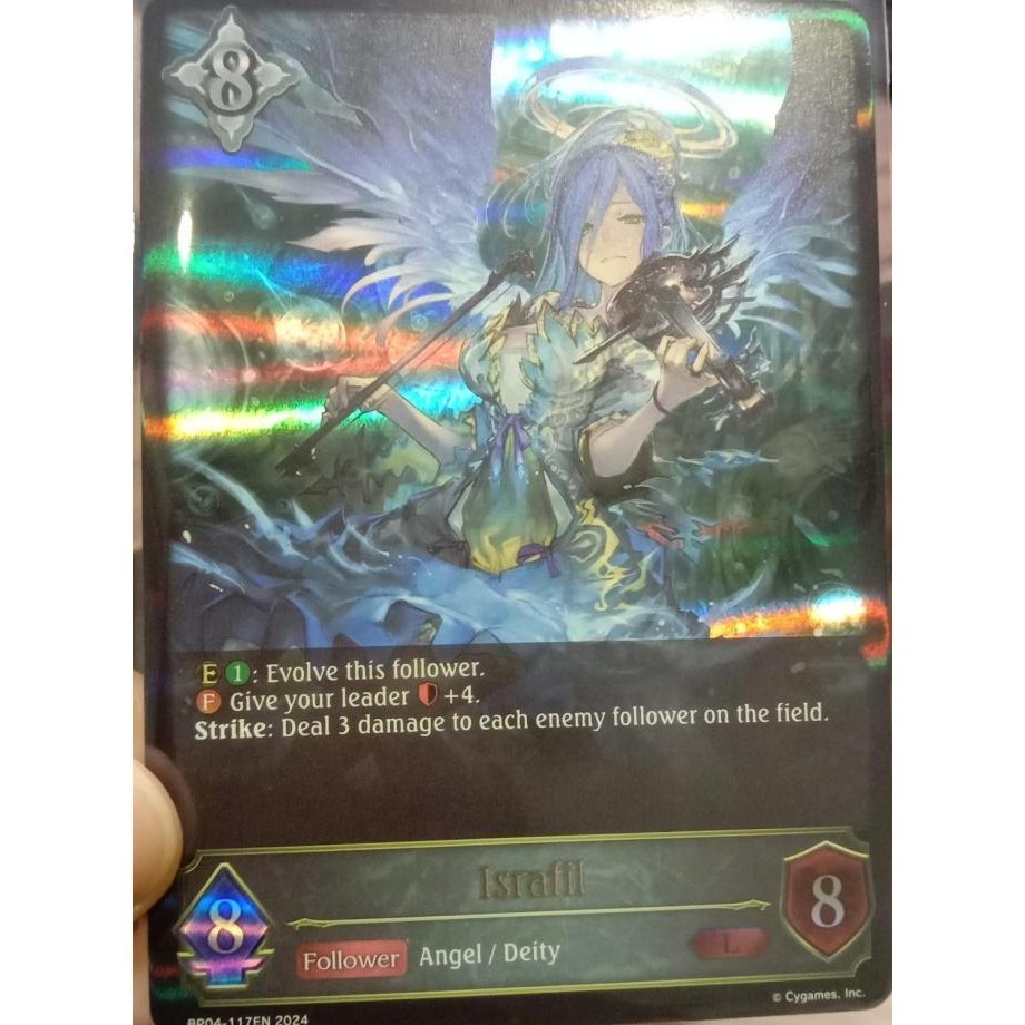 ISRAFIL | RARITY | BP04-117EN SVE ENGLISH GARANSI