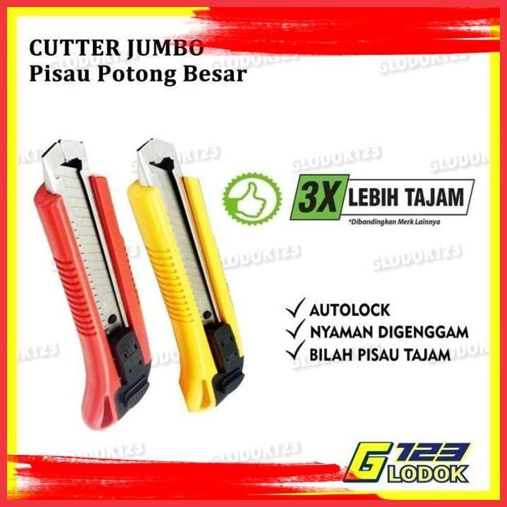 

(GLOD) PISAU CUTTER CARTER BESAR JUMBO REFILL ISI ULANG KARTER L500 A500 18MM