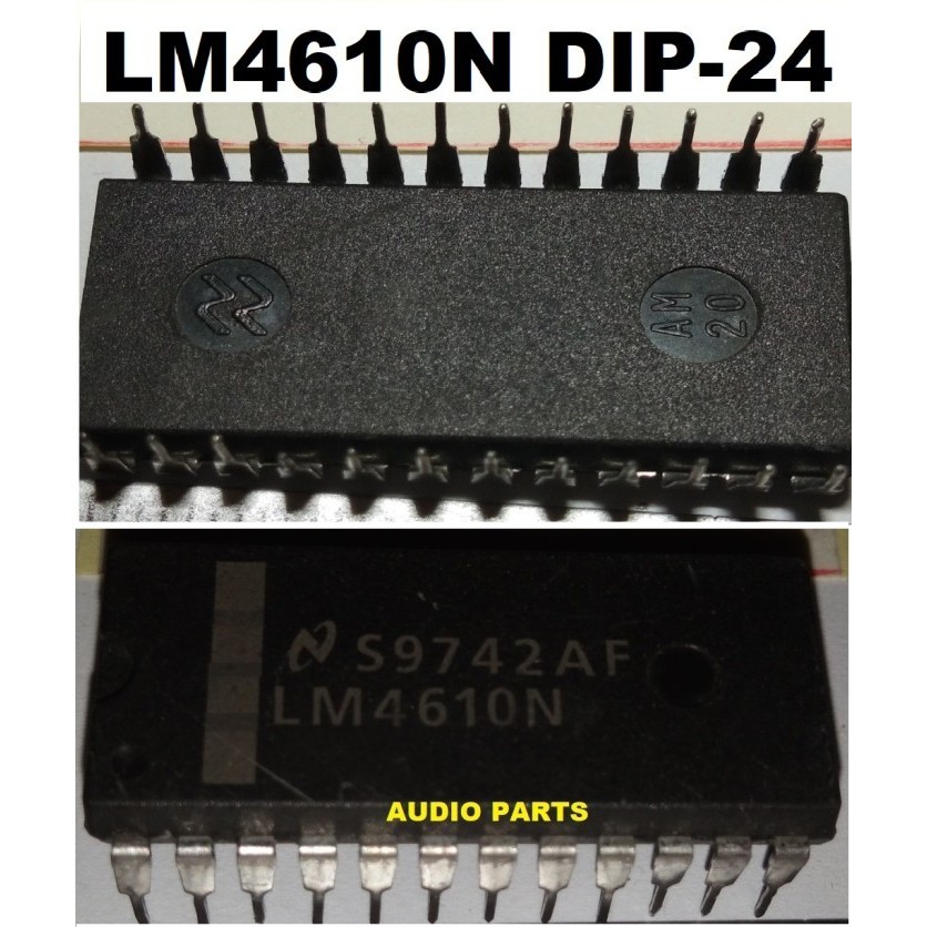 (AUPA) LM4610N LM4610 DIP-24 Dual DC Operated Tone Control with 3-D Sound IC