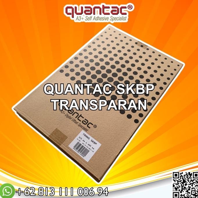 

QUANTAC SKBP Sticker Vinyl Digital Laser A3+ - Gloss|Matte|Trans-PACK