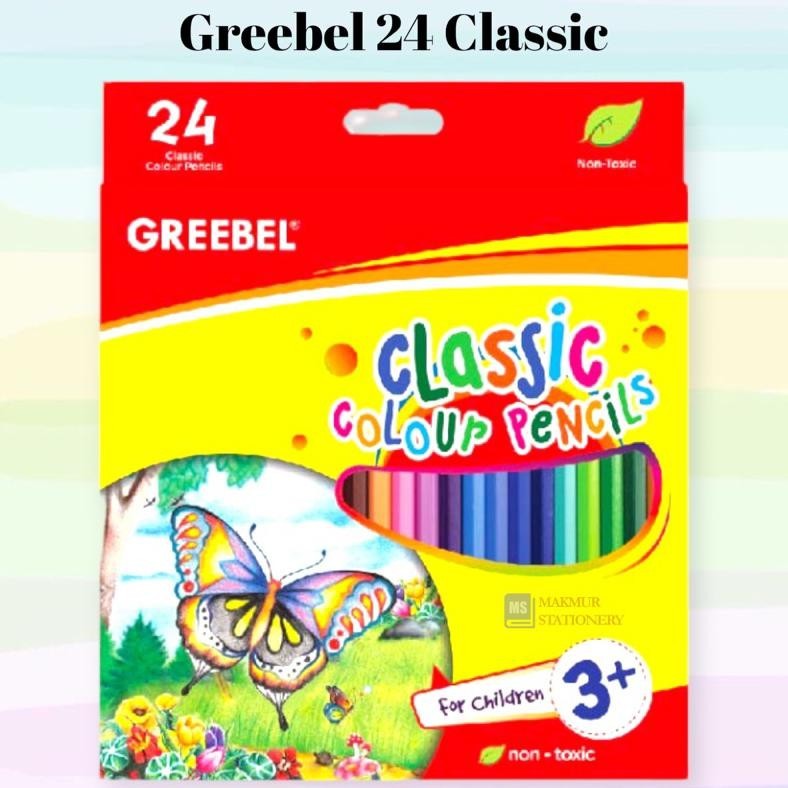 

ty-65 Pensil Warna Greebel Panjang 24 Warna Classic Terlaris