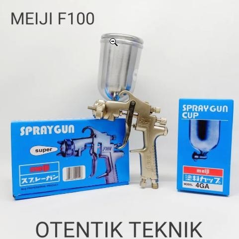 Spray Gun Meiji F100 Tabung Atas Taiwan - Meiji F 100 - Spraygun