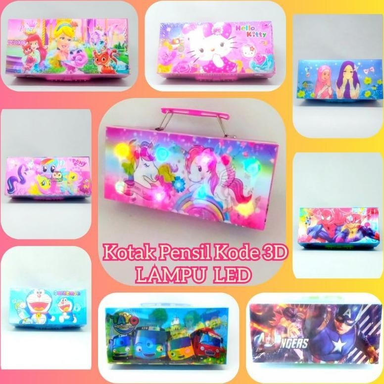 

KT78 KOTAK PENSIL LAMPU LED DISCO DENGAN KODE KUNCI 3 SUSUN Sale