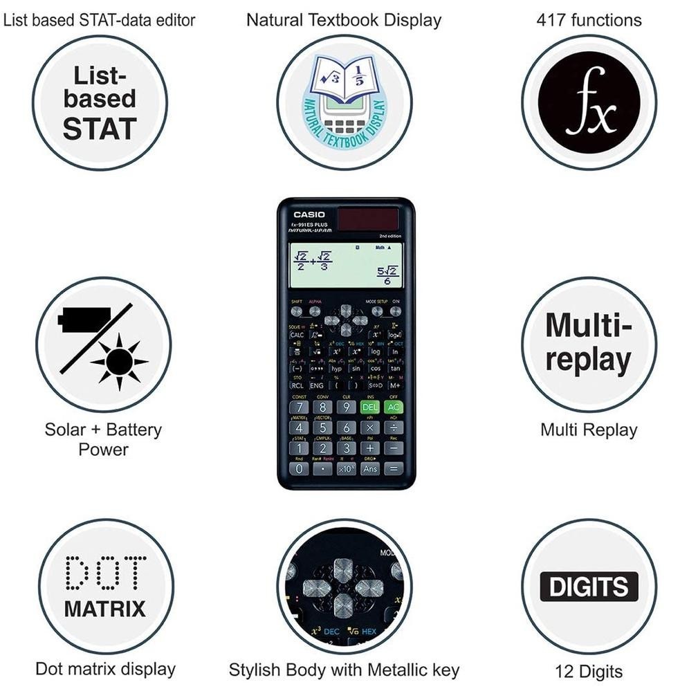 

At43 Kalkulator Scientific Casio ilmiah 991ES-Plus Kalkulator Casio Scientific Calculator Casio Scientific Viral