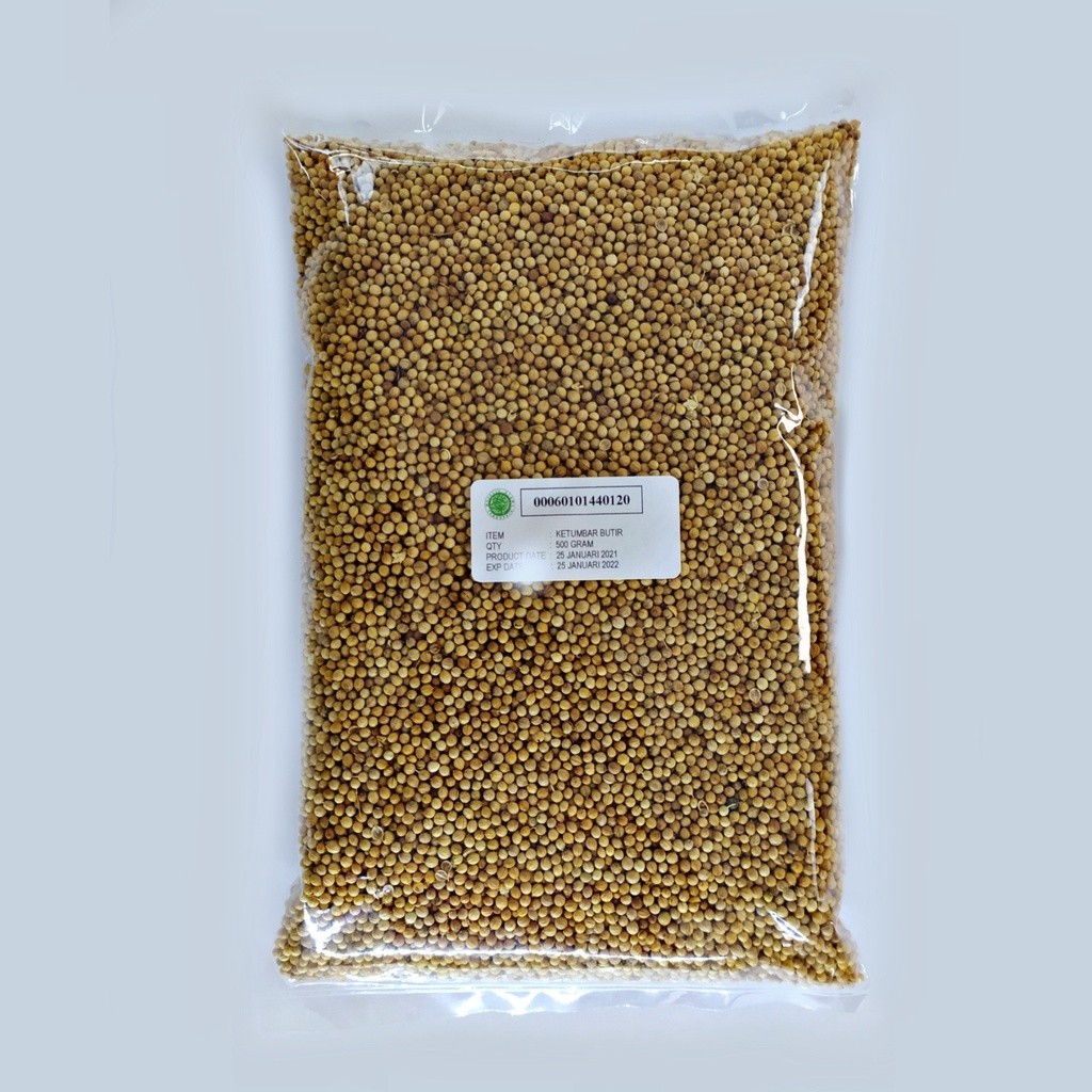 

KETUMBAR BUTIR 500 GR 100% ASLI & FRESH
