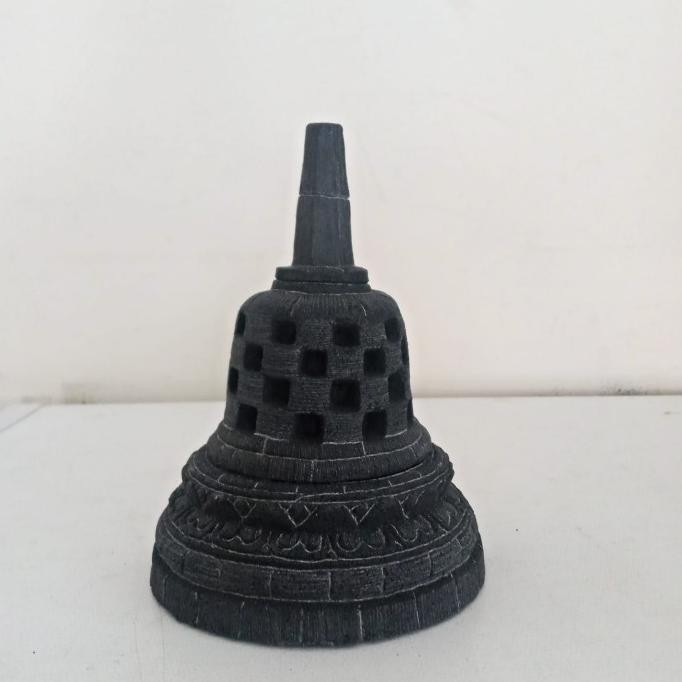 souvenir Miniatur Stupa Candi Borobudur Batu asli s/2