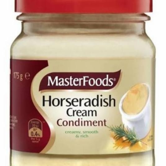 

Masterfoods Horseradish Cream Condiment 175 Gr | Sauce | Dressing