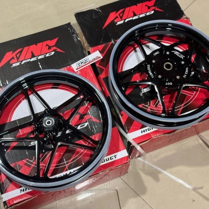 Ready Velg vnd mio cnc ring 14 lebar 160 185 velg mio cnc x1r mio kingspeed