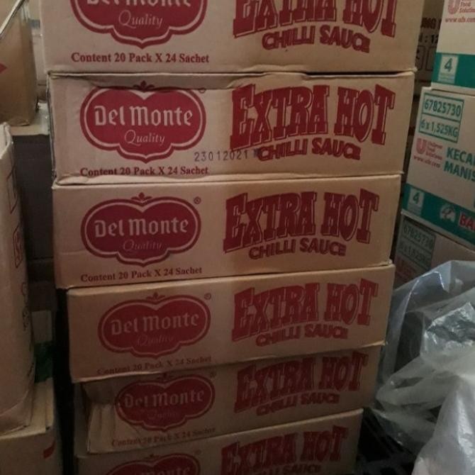

Delmonte saos sambal sachet 1 dus isi 20 pack PM