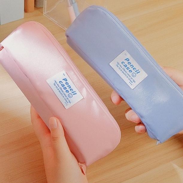 

KENSHO Kotak Pensil Sleting Polos Warna Aesthetic Pastel / Pencil Case / Zipper