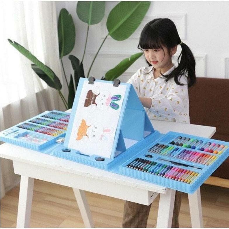 

CRAYON SET ANAK 208 - Alat Tulis Mewarnai atau menggambar anak lengkap