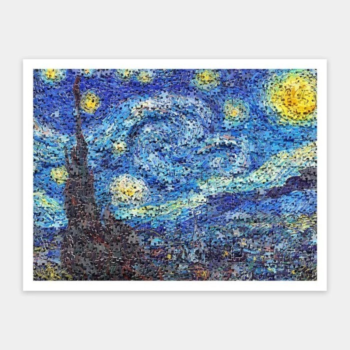 Aru Pintoo Puzzle 1200 H2247 Puzzle In Puzzle - Van Gogh'S Starry Night