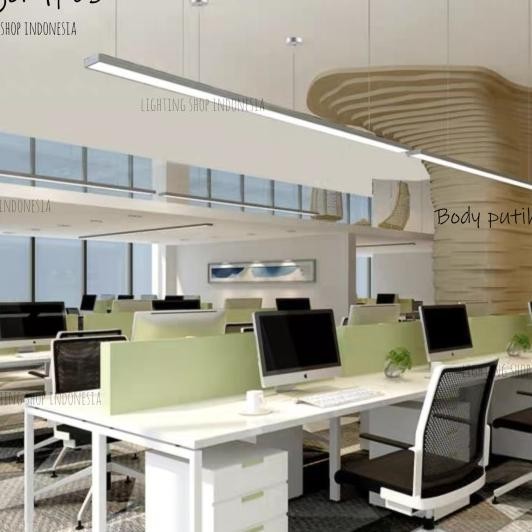 Lampu Gantung Led Hias Panjang 120Cm Lampu Meja Makan Lampu Island