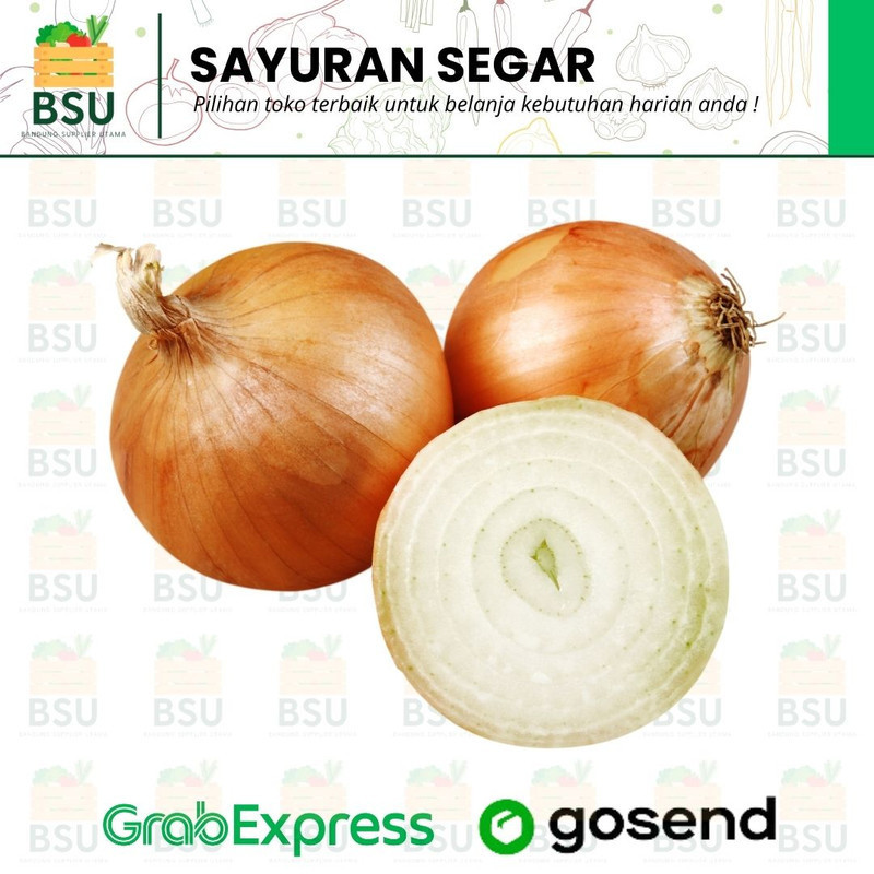 

Sayuran Segar Bandung - Bawang Bombay 250 gram
