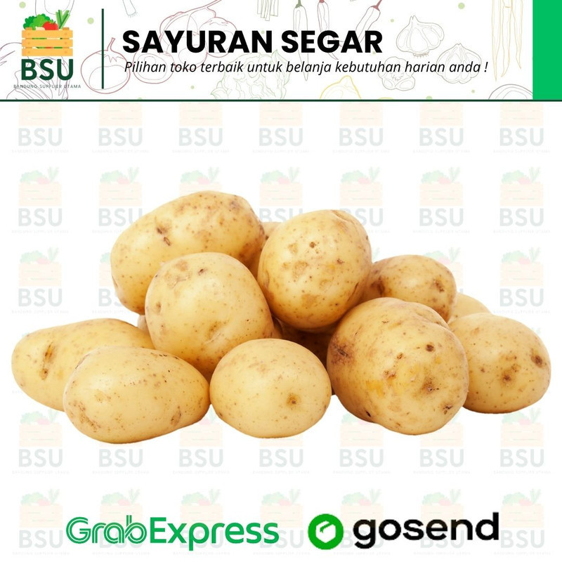 

Sayuran Segar Bandung - Kentang Lokal 250 gram