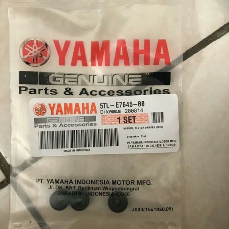 karet ganda / rubber clutch damper yamaha 5TL E7645 00