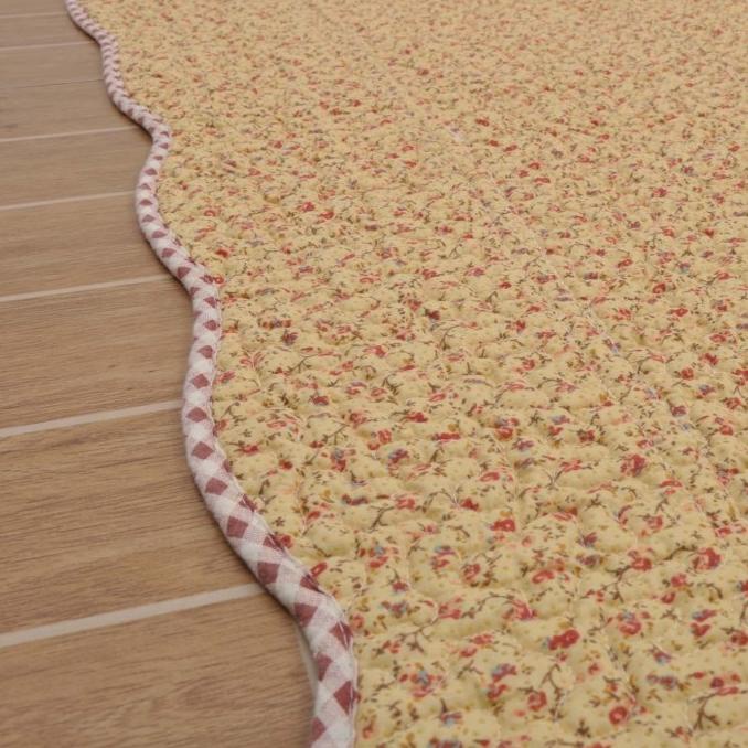 PROMO Karpet shabby chic 40 x 60 cm quilted cotton high quality decoration TERLARIS