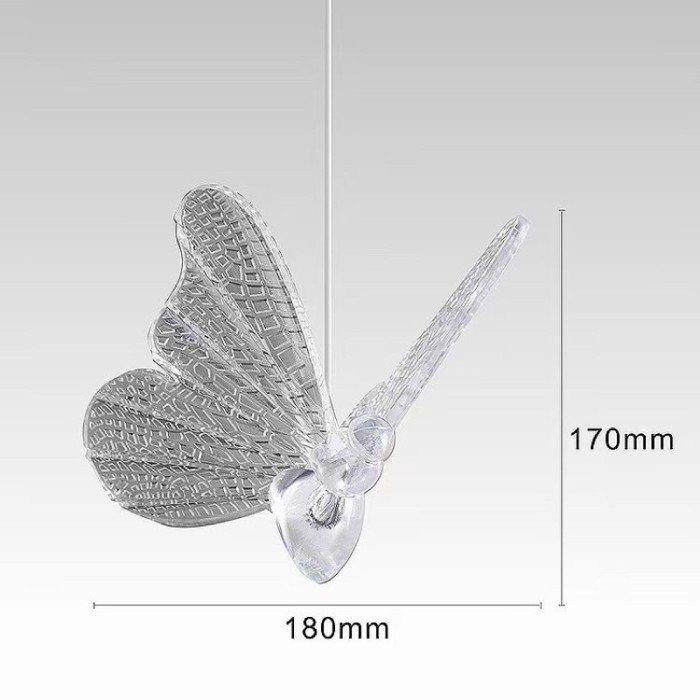 Led Akrilik Butterfly / Led Kupu-Kupu / Lampu Dekorasi Kupu" (1Set :1 Lampu
