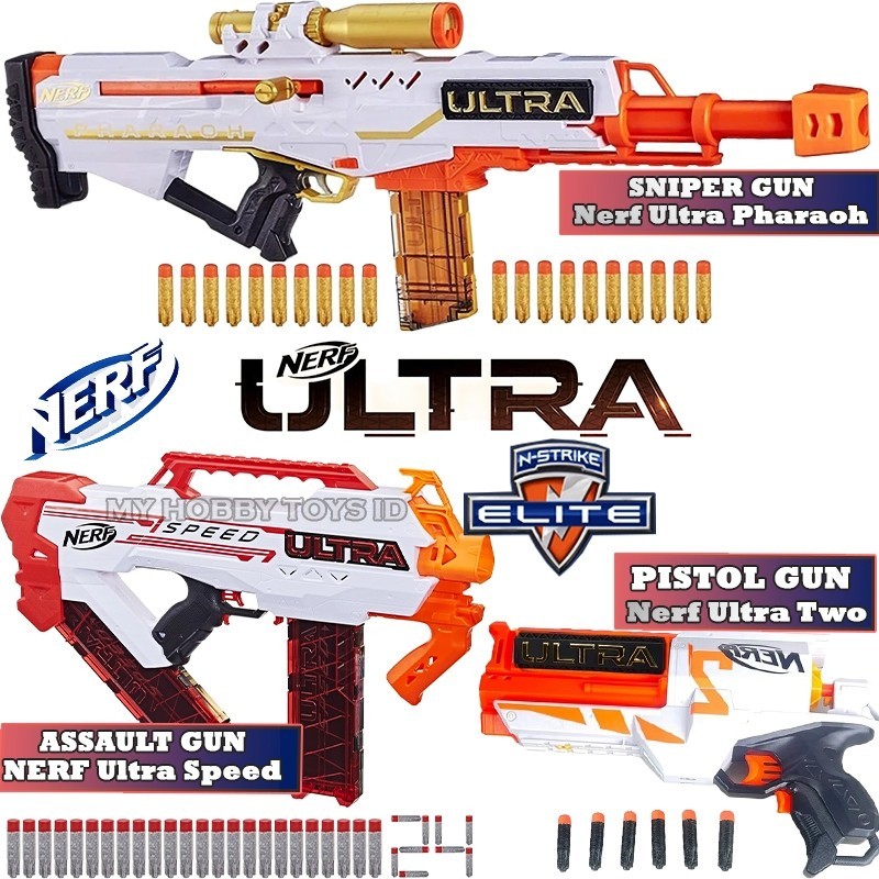 Mainan Anak Tembakan Nerf Ultra Mode PUBGi Free Fires Sniper Pistol AutoGun Asli Hasbro Hadiah kado