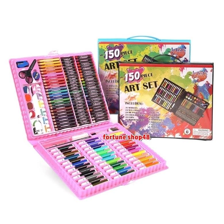 

Art Set Anak 150 Pcs Spidol Crayon Set Menggambar (Murmer)