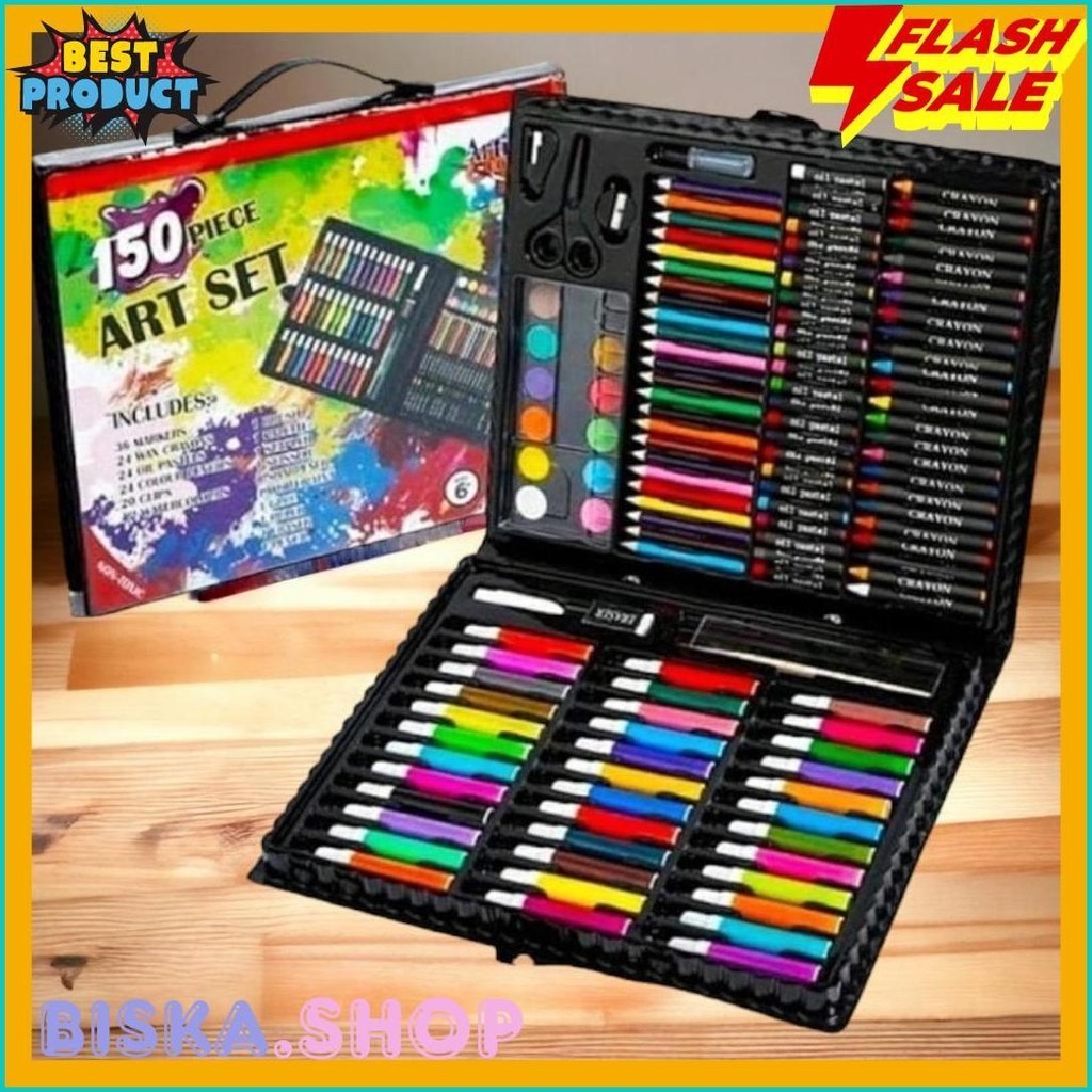 

Crayon Warna Anak Set 150 Pcs | Art Full Set | Krayon Mewarnai Anak | Pensil Warna | Perlengkapan Mewarnai Lukis (Lagi Rame)