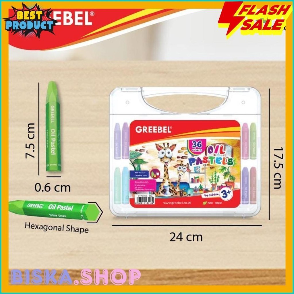 

Greebel 36 Oil Pastels / Crayon Greebel 36 Warna (Order Sebelum Ketinggalan)