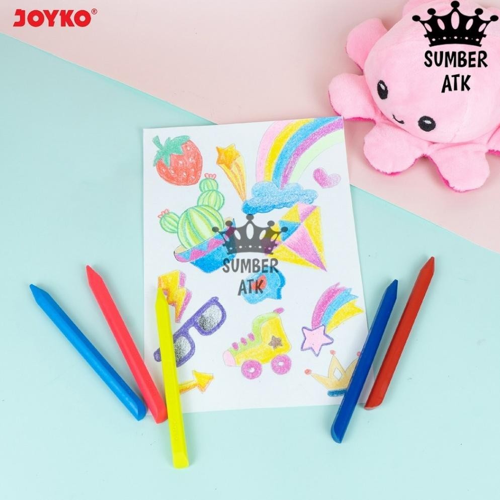 

Krayon Bersih Clean Crayon Erasable Joyko 12 Dan 24 Warna Clcr-Ab-12 Clcr-Ac-24 (6.6)