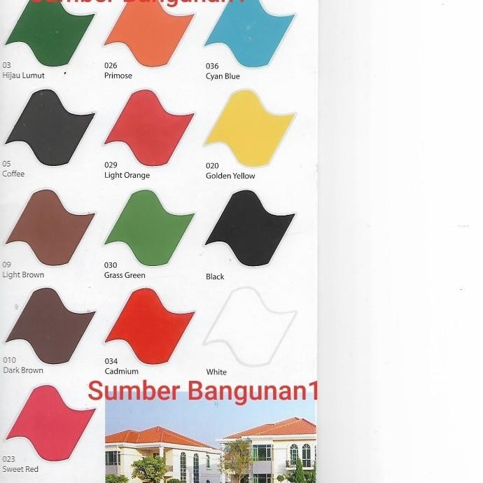 starlex cat genteng trotoar tembok 1kg GM