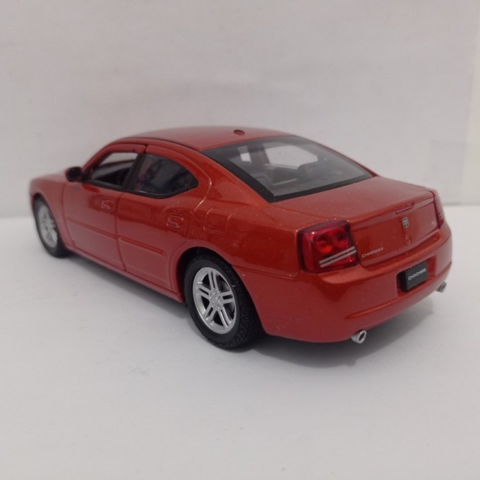 Ane Diecast Mobil Dodge Charger Welly 1:24 Mobil Mainan Koleksi Murah