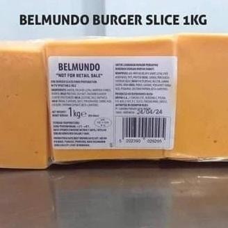 

Slice Burger Cheese Keju Red Cheddar 1Kg Halal