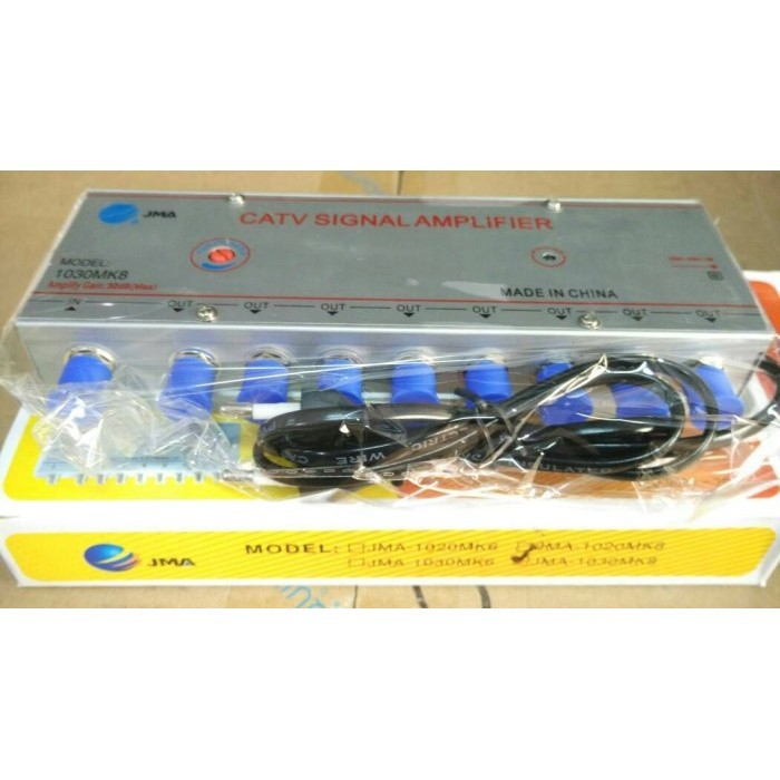 CATV SIGNAL AMPLIFIER BOOSTER 8 WAY 30DBI,CATV SIGNAL AMPLIFIER