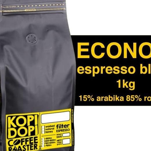 

Kopi Espresso Blend Econo Ii 15:85 1 Kg 1Kg Es Kopi Susu Kekinian