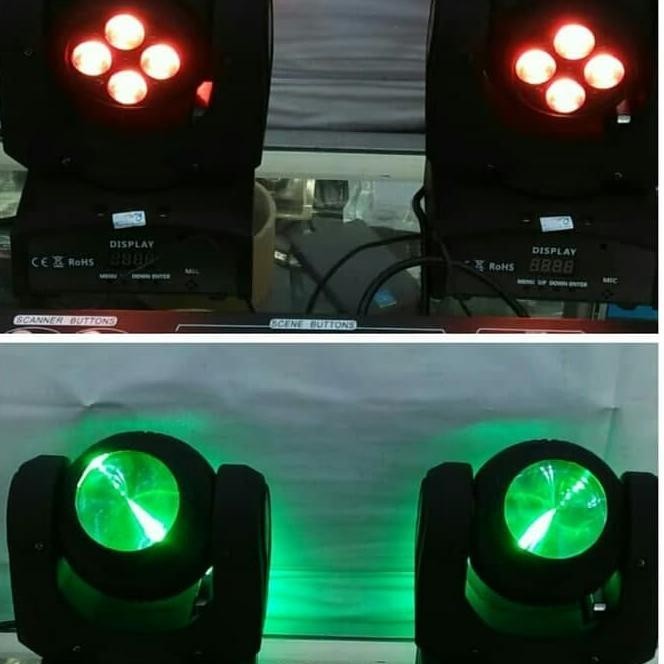 Moving Head Beam Mini Redsun Two Face Fullcolor