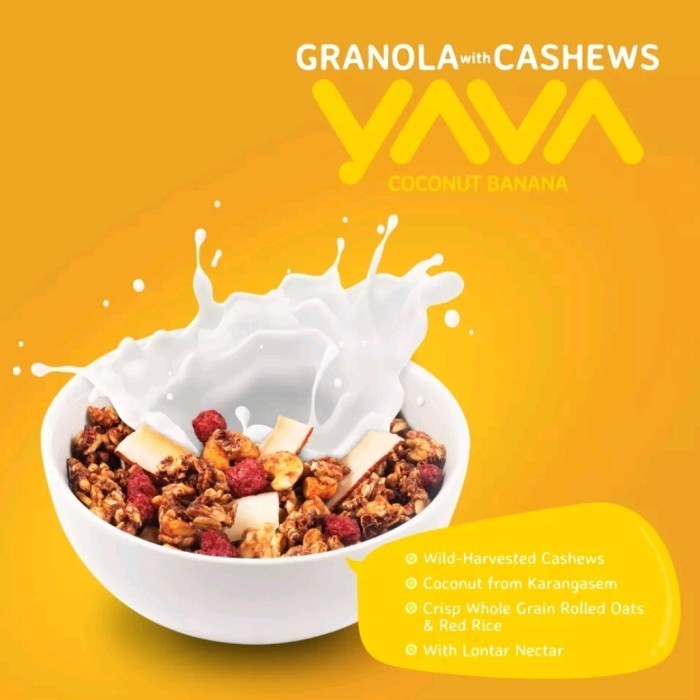 

Yava Granola Coconut Banana 400gr K02