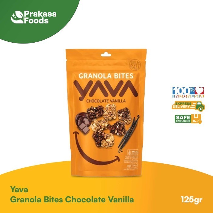 

Yava Granola Bites Chocolate Vanilla 125gr K02