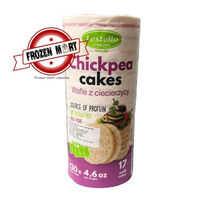 

LESTELLO Chickpea Cakes Gluten Free / Snack Sehat Vegetarian 130Gr K02