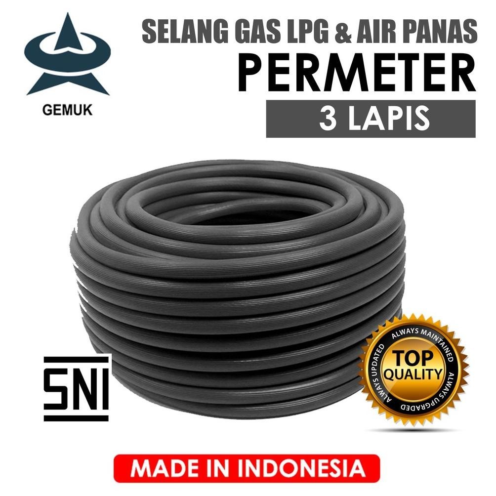 Grosir Gemuk Selang Gas 3 Lapis / Selang Gas Sni /Selang Gas Hitam/Selang Gas Berkualitas/Selang Kom