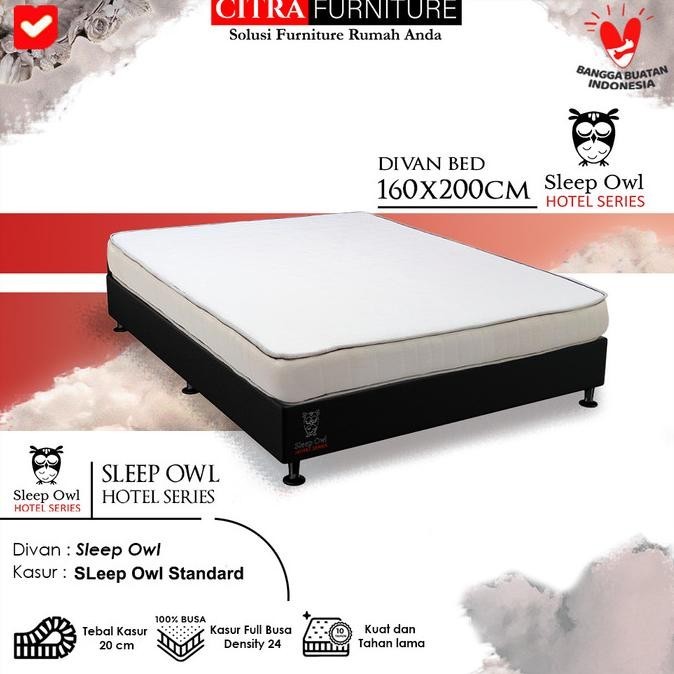Dipan divan tanpa sandaran untuk springbed atau kasur (160x200)