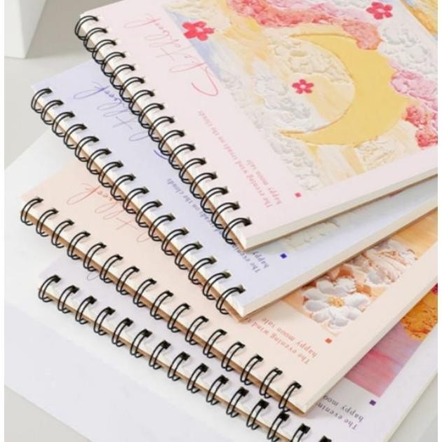 

Paket 4 Pcs Sketchbook A4 Buku Gambar A4 Buku Sketsa Vertikal Jilid Spiral 45 Lembar Motif Art 3D
