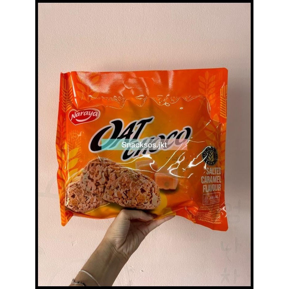 

Naraya Oat Choco Chocorio Cookies Crumbs / Salted Caramel 320G