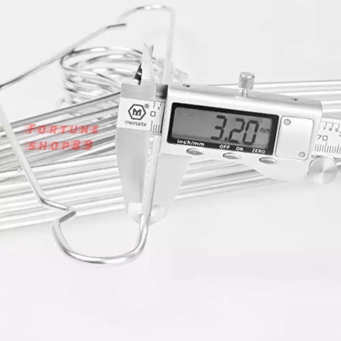 Hanger Baju Stainless Steel Gantungan Baju 42Cm dan 45cm