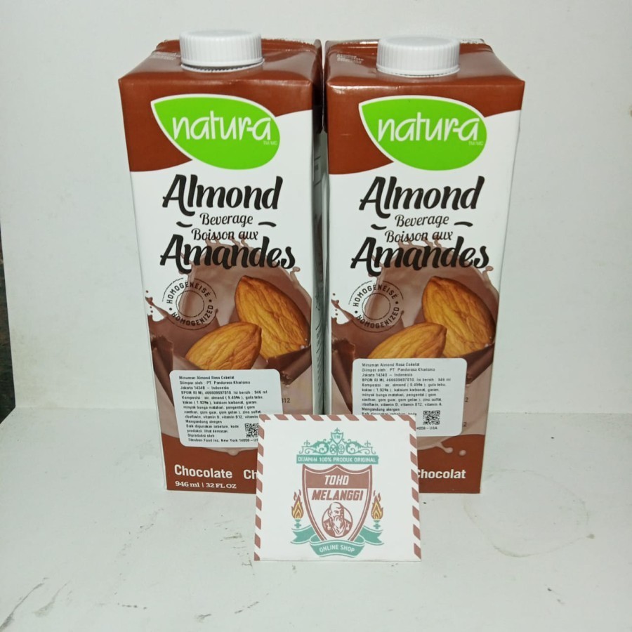 

Natur-a Almond Beverage Milk Chocolate 946 ml Natura Susu Coklat Impor