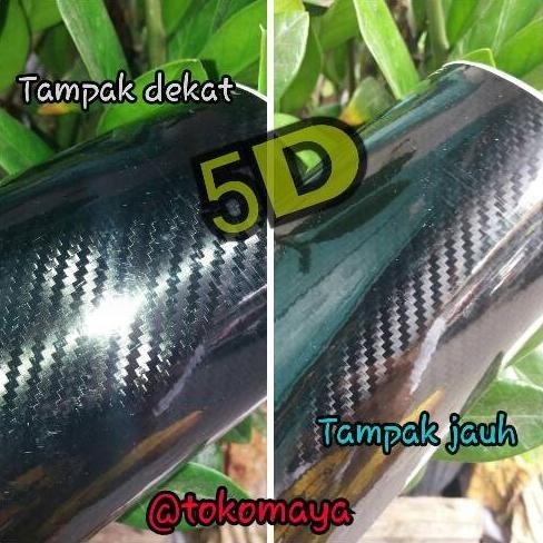 karbon Stiker / Skotlet motor karbon 5D