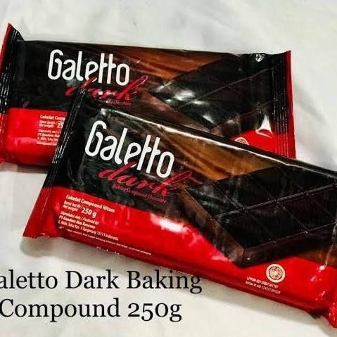 

Galetto Dark Chocolate Coklat Kue Compound 250 Gr