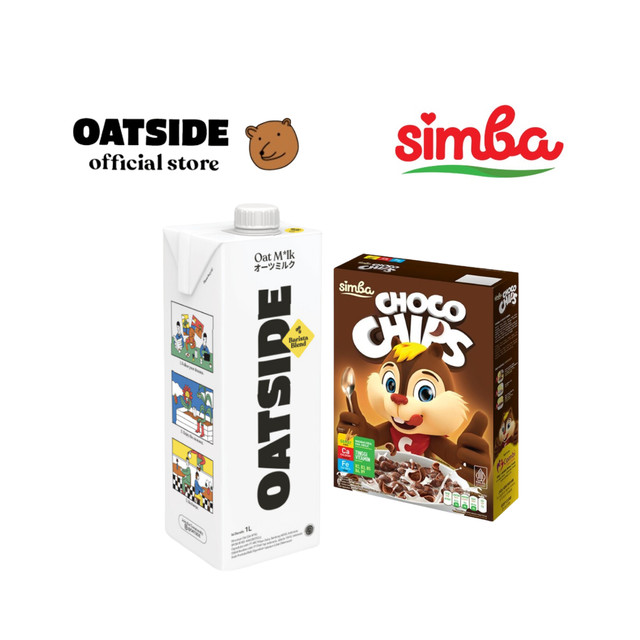 

OATSIDE Oat Milk Barista Blend 1L + Simba Choco Chips Cereal 150gr