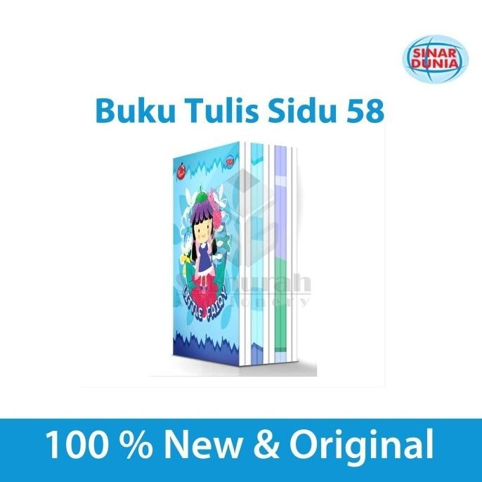 

Buku Tulis Sidu 58 Lbr / Buku Tulis Sinar Dunia 58 Lembar/ Buku 58lbr