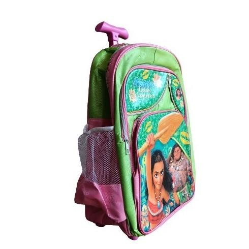 Tas troli anak sekolah trolley roda dorong ransel SD Disney Moana