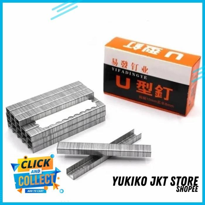 

REFILL ISI 2200 STAPLES STAPLER STAPLESS TEMBAK GUN TACKER TR13/6/8 YUKIKO STORE MENCENGANGKAN!!