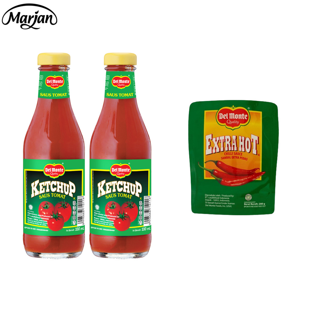 

Buy 2 Delmonte Tomato Botol 330ml free Delmonte Extra Hot Standing Pouch 200g