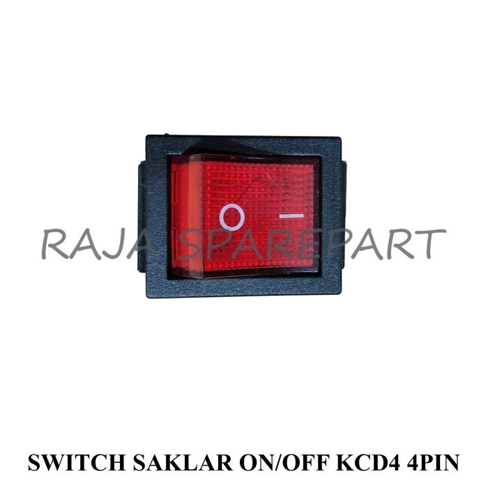 .........] SAKLAR/PUSH ON OFF 4PIN/SWITCH SAKLAR ON/OFF KCD4 4PIN